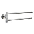 Stainless Steel Towel Bar Rotating Towel Rack Bathroom Kitchen Wall-mounted Towel Polished Rack Holder, Brushed Two Poles, Brushed Three Poles, Brushed Four Poles, Brushed Five Poles
