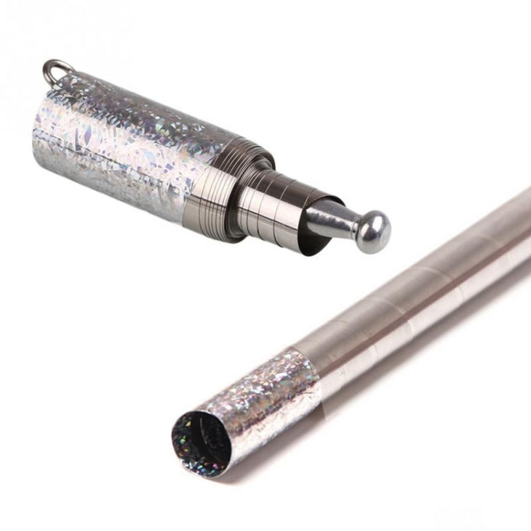 3 PCS 110cm Length Magic Props Stick Silver Metal Elastic Stick, Metal Elastic Stick