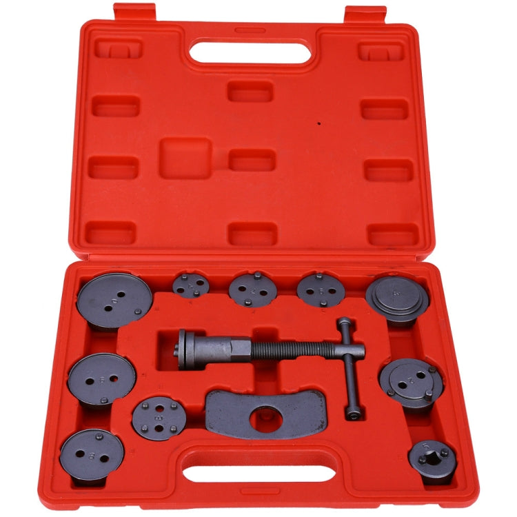 Universal Auto Car Precision Disc Brake Caliper Wind Back Tool Kit Brake Pad Brake Pump Brake Piston Car Repair Tool Kit, 12 In 1 Brake Air Pump