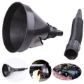Universal Car Truck Motorcycle Filled Plastic Vehicle Funnels with Soft Spout Pipe Pour Oil Tool, Plastic Vehicle Funnels