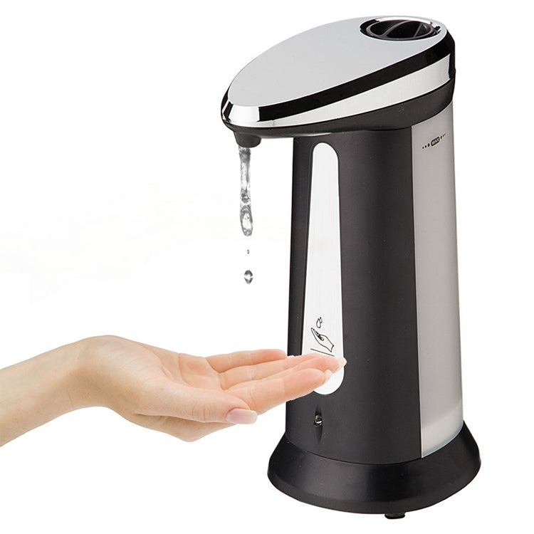 400ml Automatic Liquid Soap Dispenser Bathroom Kitchen Touchless ABS Electroplated Smart Sensor Soap Dispenser, 400ml