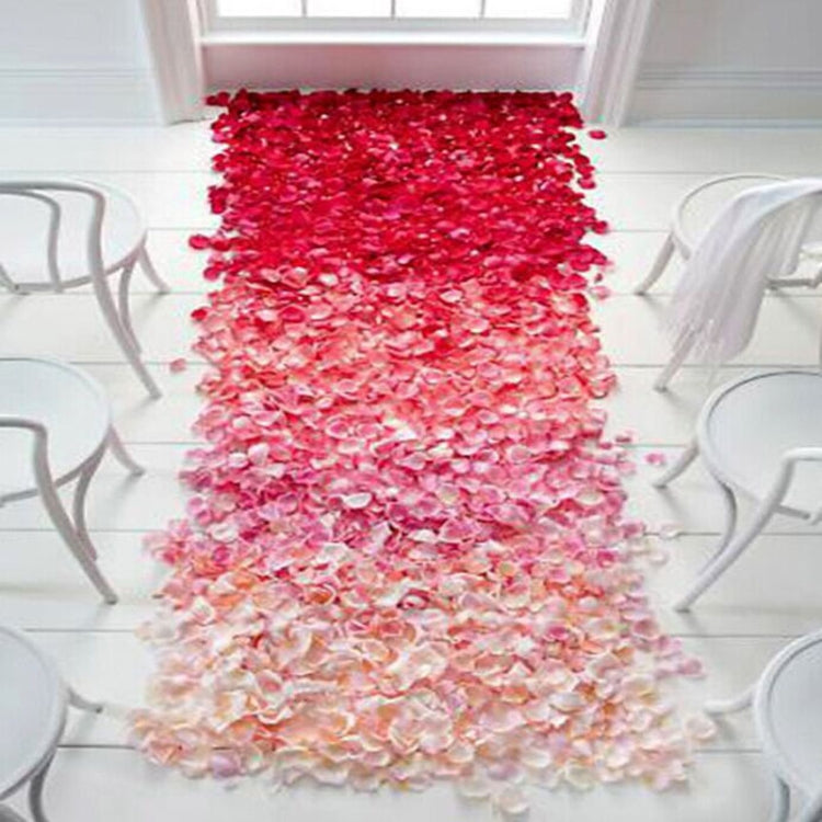 1000pcs / Pack Artificial Wedding Rose Petals Flowers Wedding Decorations, Red, Wine Red, Magenta, Purple Red, Light Pink, Cream White, White, Dark Purple, Light Purple, Wine Red + Dark, Violet, Yellow, Sunset Red, Dark Blue, Light Blue, Lake Blue     ...