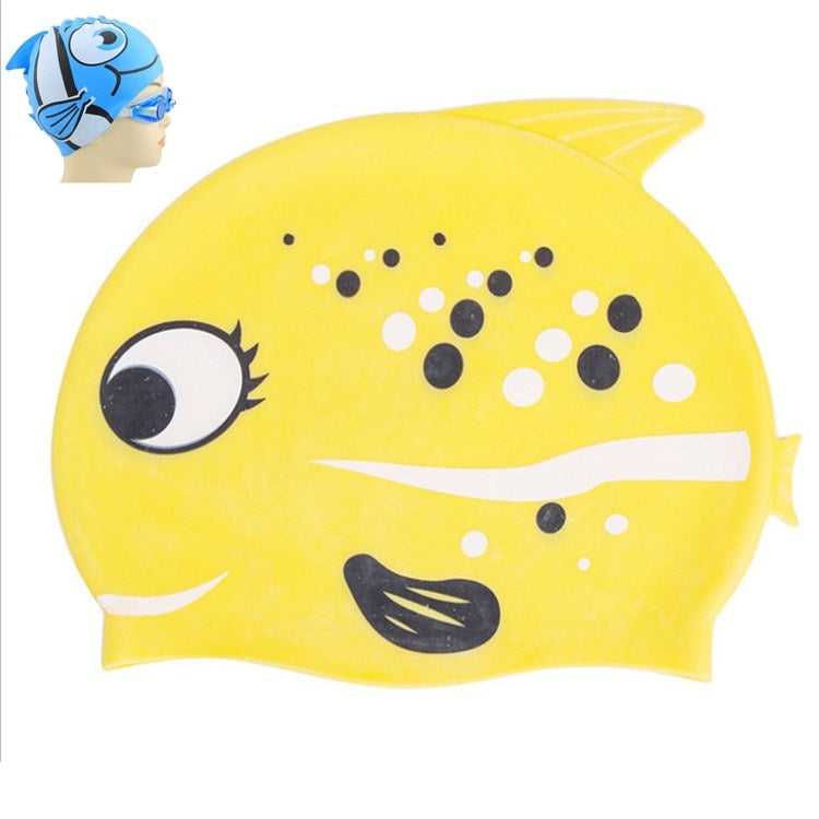 Ear Protection Small Fish Pattern Diving Cap Children Silicone Swimming Cap, Small Fish Swimming Cap(A), Small Fish Swimming Cap(B), Small Fish Swimming Cap(C), Small Fish Swimming Cap(D), Small Fish Swimming Cap(E), Small Fish Swimming Cap(F)         ...