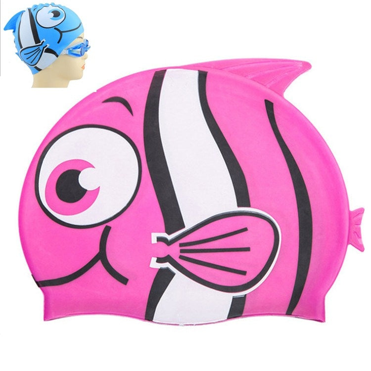 Ear Protection Small Fish Pattern Diving Cap Children Silicone Swimming Cap, Small Fish Swimming Cap(A), Small Fish Swimming Cap(B), Small Fish Swimming Cap(C), Small Fish Swimming Cap(D), Small Fish Swimming Cap(E), Small Fish Swimming Cap(F)         ...