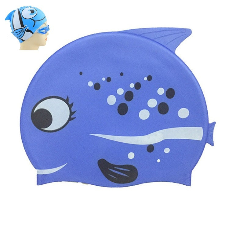 Ear Protection Small Fish Pattern Diving Cap Children Silicone Swimming Cap, Small Fish Swimming Cap(A), Small Fish Swimming Cap(B), Small Fish Swimming Cap(C), Small Fish Swimming Cap(D), Small Fish Swimming Cap(E), Small Fish Swimming Cap(F)         ...
