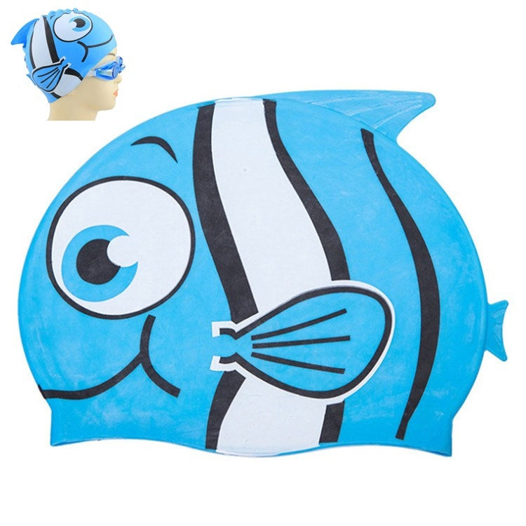 Ear Protection Small Fish Pattern Diving Cap Children Silicone Swimming Cap, Small Fish Swimming Cap(A), Small Fish Swimming Cap(B), Small Fish Swimming Cap(C), Small Fish Swimming Cap(D), Small Fish Swimming Cap(E), Small Fish Swimming Cap(F)         ...