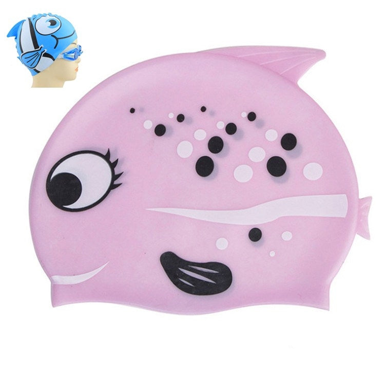 Ear Protection Small Fish Pattern Diving Cap Children Silicone Swimming Cap, Small Fish Swimming Cap(A), Small Fish Swimming Cap(B), Small Fish Swimming Cap(C), Small Fish Swimming Cap(D), Small Fish Swimming Cap(E), Small Fish Swimming Cap(F)         ...