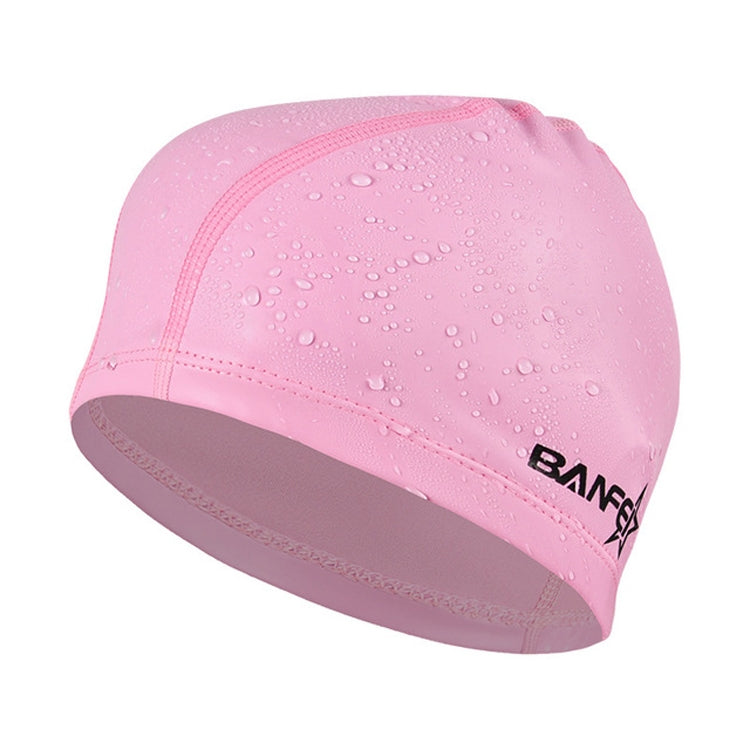 Adult Unisex PU Coated Comfortable Waterproof Swimming Cap, PU Coated (Red), PU Coated (Black), PU Coated (Silver Grey), PU Coated (Royal Blue), PU Coated (Dark Blue), PU Coated (Rose Red), PU Coated (Pink)