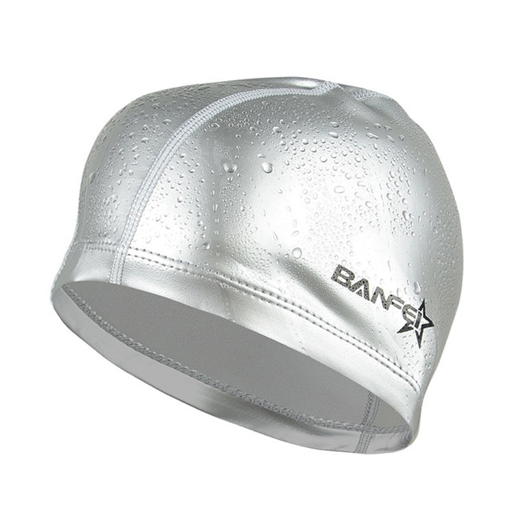 Adult Unisex PU Coated Comfortable Waterproof Swimming Cap, PU Coated (Red), PU Coated (Black), PU Coated (Silver Grey), PU Coated (Royal Blue), PU Coated (Dark Blue), PU Coated (Rose Red), PU Coated (Pink)