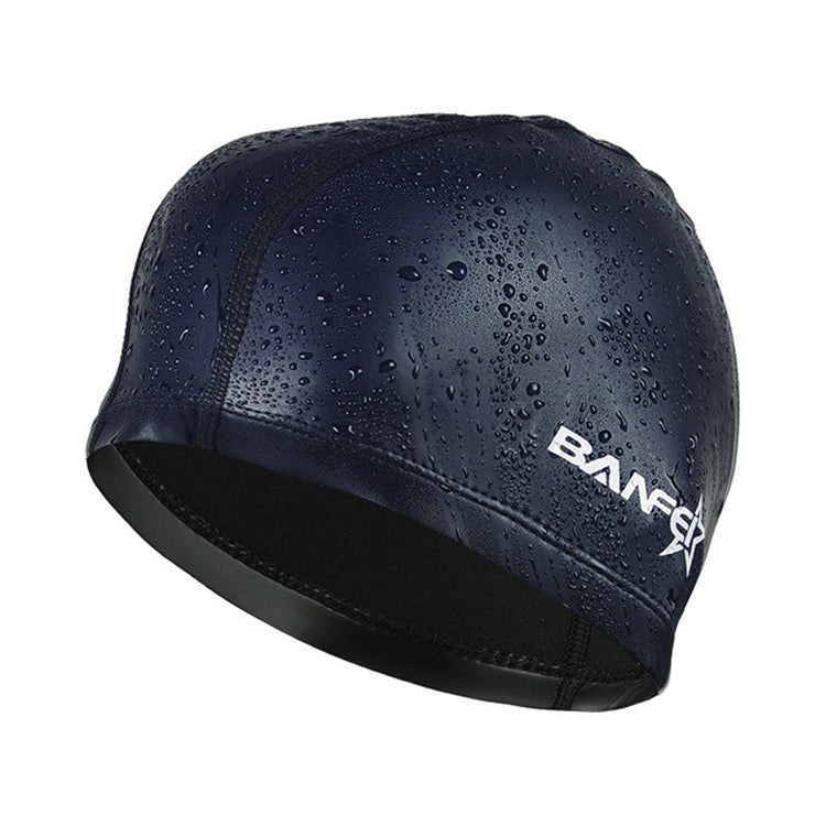 Adult Unisex PU Coated Comfortable Waterproof Swimming Cap, PU Coated (Red), PU Coated (Black), PU Coated (Silver Grey), PU Coated (Royal Blue), PU Coated (Dark Blue), PU Coated (Rose Red), PU Coated (Pink)