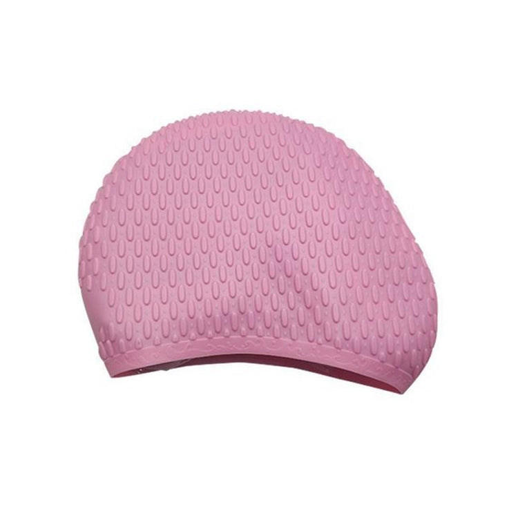 Particles Thickening High Elasticity Non-slip Silicone Swimming Cap, Particles Swimming Cap(White), Particles Swimming Cap(Black), Particles Swimming Cap(Pink), Particles Swimming Cap(Purple)