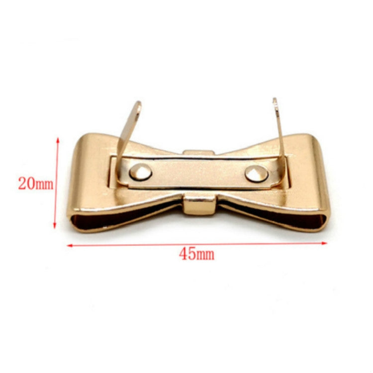 Luggage Hardware Accessories Bow Metal Decorative Buckle, Bow Metal Buckle