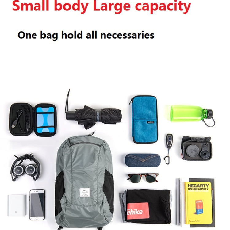 Naturehike Ultra-light Portable Outdoor Waterproof Bag Travel Double Shoulder Foldable Backpack, 18L, 22L