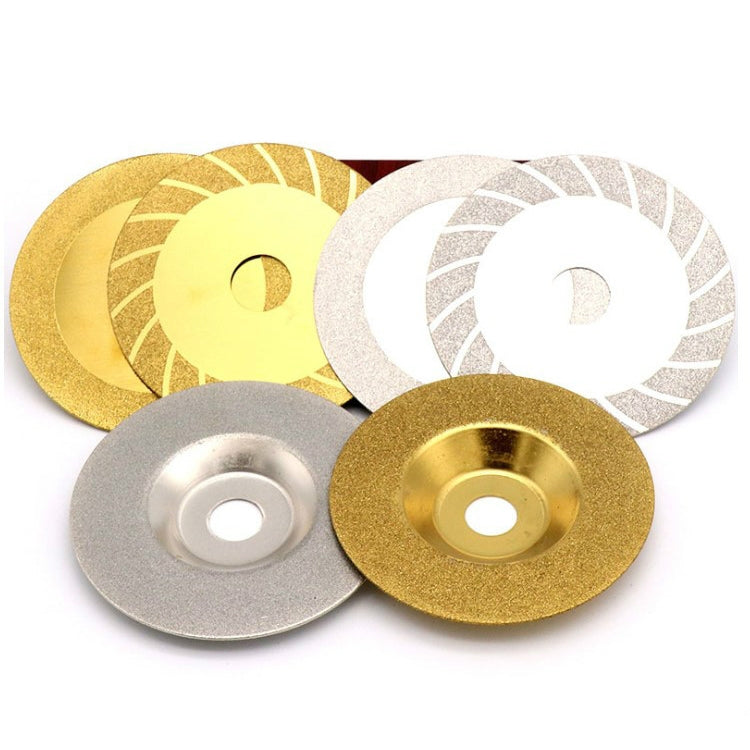 100mm Electroplated Diamond Grinding Slice Glass Grinding Disc 4 Inch Diamond Cutting Piece Alloy Sand Circular Saw Blade, 100mm Picture One, 100mm Picture Two, 100mm Picture Three