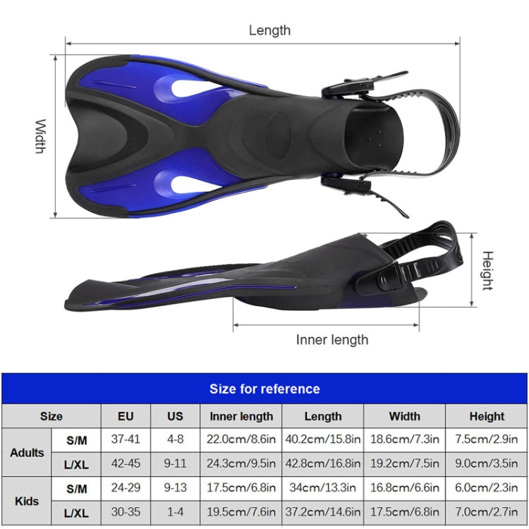 Adult Children Adjustable Flippers Snorkeling Equipment, Blue 24-29 Yards, Red 24-29 Yards, Black + White 24-29 Yards, Pink + White 24-29 Yards, Rose Red 24-29 Yards, Yellow 24-29 Yards, Black 24-29 Yards, Blue 30-35 Yards, Red 30-35 Yards             ...