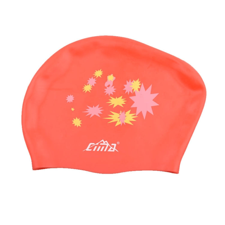 Printed Silicone Swimming Cap Waterproof Swimming Cap for Long Hair, Long Hair Printed Swimming Cap(Pink), Long Hair Swimming Cap, Long Hair Printed Swimming Cap(Purple), Long Hair Printed Swimming Cap(Gray), Long Hair Printed Swimming Cap(Navy Blue)  ...