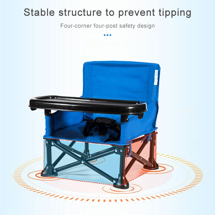 Childrens Dining Table and Chair 0-3 Years Old Child Safety Portable Folding Chair, Folding Chair