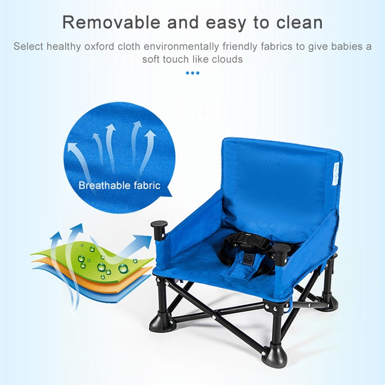 Childrens Dining Table and Chair 0-3 Years Old Child Safety Portable Folding Chair, Folding Chair