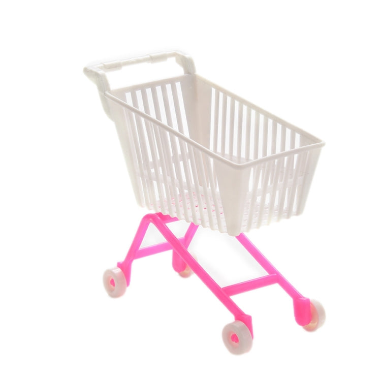 3 PCS Plastic Doll Simulation Trolley Shopping Cart Toy Children Birthday Gift