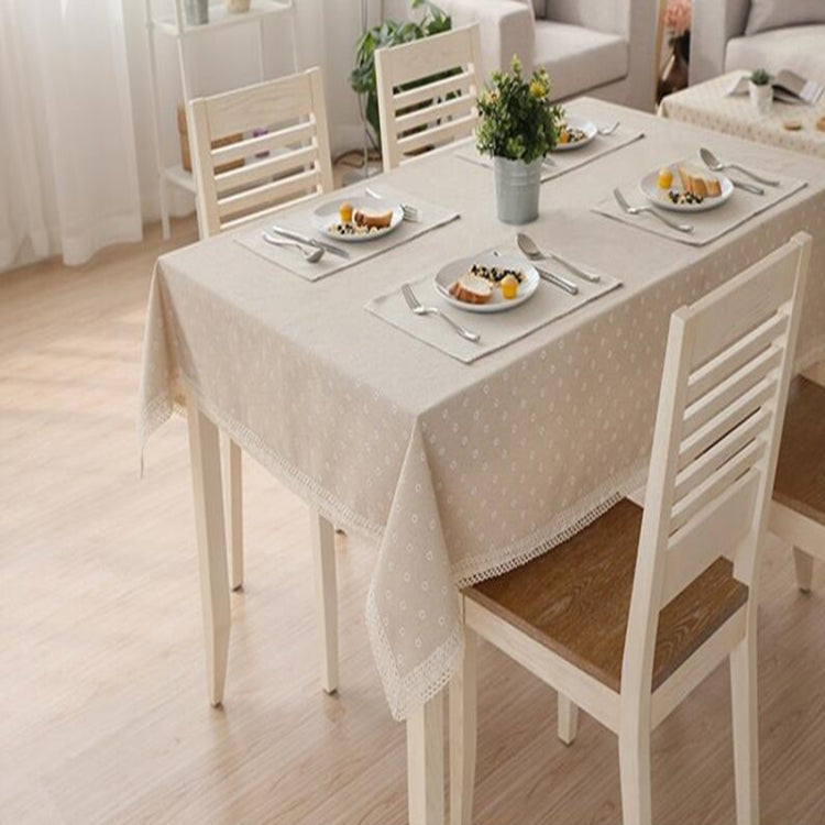 Lace Tablecloth Coffee Table Multifunctional Cover Towel, 90x90cm, 90x140cm, 140x140cm, 140x180cm, 140x200cm, 140x220cm