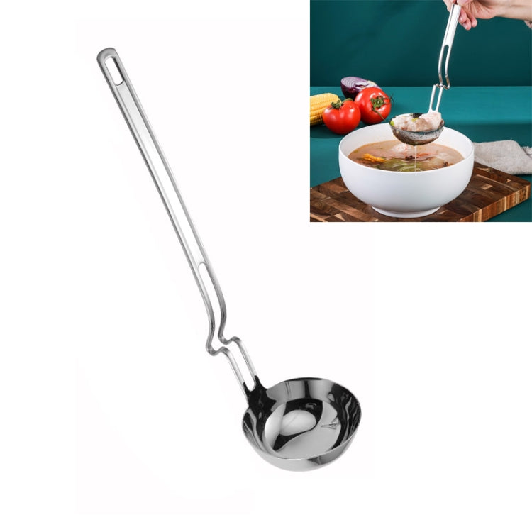 Stainless Steel Hot Pot Hanging Wall Spoon Creative Fishing Spoon Porridge Spoon, Soup Spoon, Colander