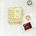 Cartoon Cover 64 Sheets Photos Mini Insert Photo Album, Flamingo, Blue Wooden Horse, Pink Flower, Yellow Radish, Soldier, Dark Blue Flowers