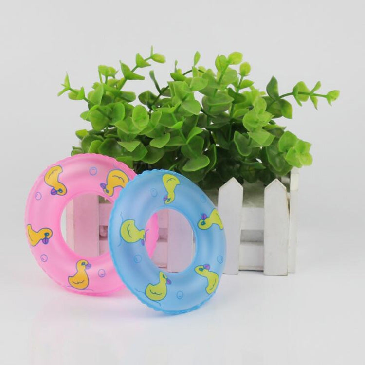 3 PCS Cute Doll House Mini Swimming Ring Decoration Children Educational Toys