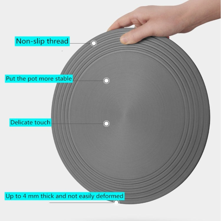 Gas Stove Heat-conducting Plate Kitchen Fast Defrosting Plate Pot Anti-burning Black Heat-conducting Plate, 24cm, 28cm