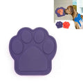 Pet Silicone Fixed Suction Cup Bowl Slow Eating Divert Attention Bath Products, Purple, Red