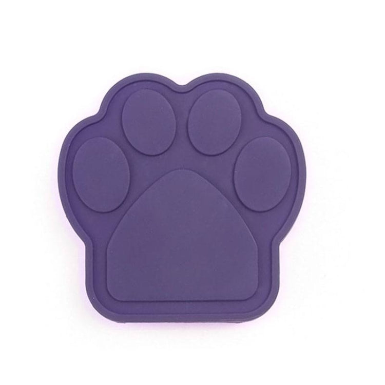 Pet Silicone Fixed Suction Cup Bowl Slow Eating Divert Attention Bath Products, Purple, Red