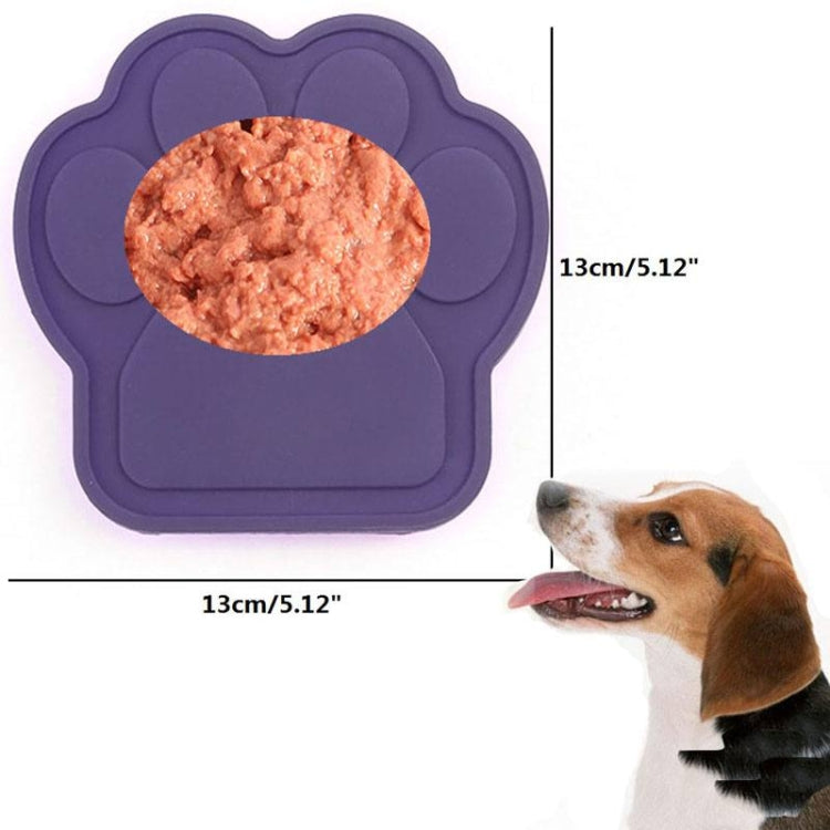 Pet Silicone Fixed Suction Cup Bowl Slow Eating Divert Attention Bath Products, Purple, Red