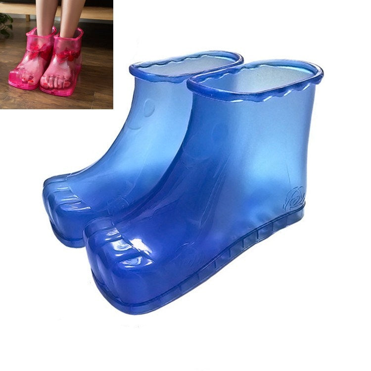 Portable Household Plastic High Tube Bubble Foot Shoes Bubble Bucket, Height 16.5CM 42 Yards Magnet, Height 28CM 45 Yards Magnet