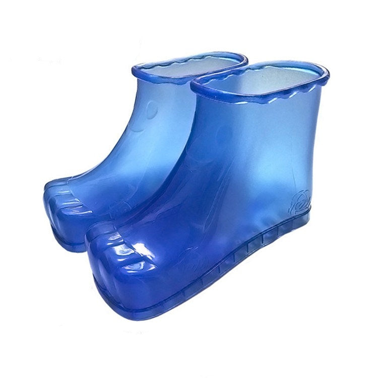Portable Household Plastic High Tube Bubble Foot Shoes Bubble Bucket, Height 16.5CM 42 Yards Magnet, Height 28CM 45 Yards Magnet