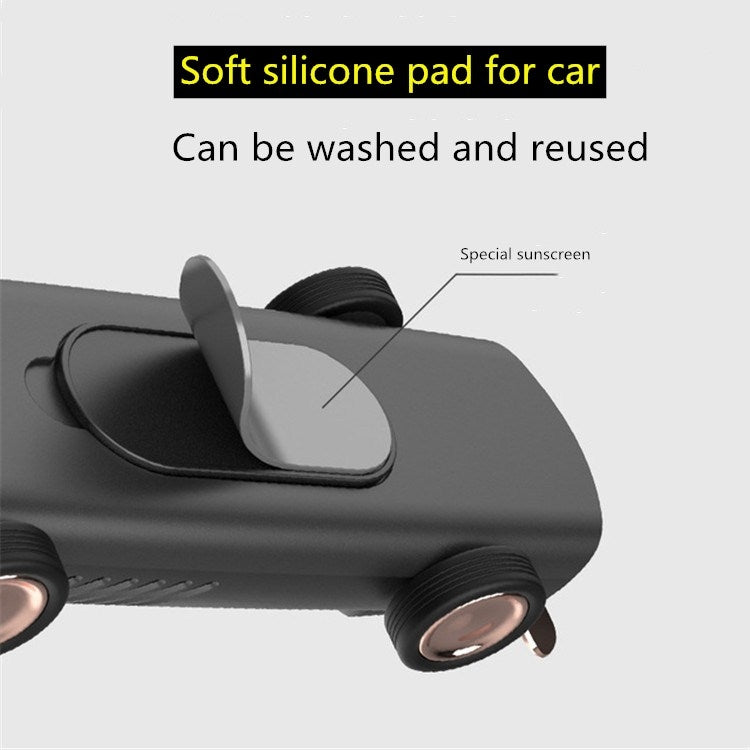 Temporary Parking Number Plate For Car With Hidden Car Card Multifunctional Car Perfume Decoration, Car Shape