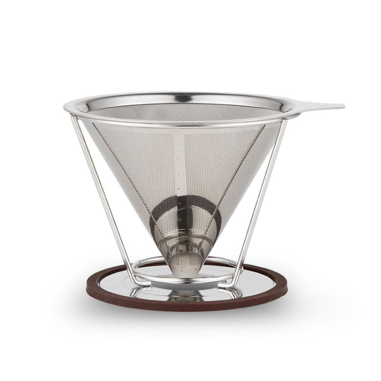 Stainless Steel Filter Cone Filter Cartridge Tea Coffee Free Paper Filter Cup, Stainless Steel Filter