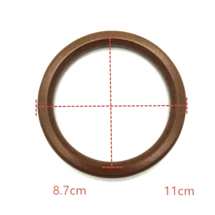 2 PCS Luggage Accessories Solid Wood Round Handle, Wood Round Handle