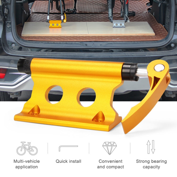 Bicycle Front Fork Fixed Clip Luggage Rack, (Yellow), (Silver), (Black), (Red)