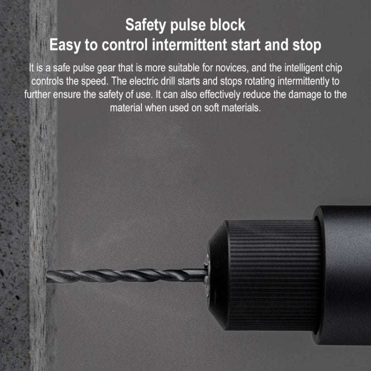 Original Xiaomi Mijia Household Brushless Smart Screen Display Electric Drill, US Plug, Brushless Electric Drill
