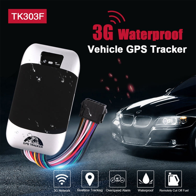 TK303F Car Truck Vehicle Tracking GSM GPRS GPS Tracker without Remote Control, TK303F