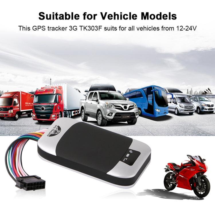 TK303F Car Truck Vehicle Tracking GSM GPRS GPS Tracker without Remote Control, TK303F