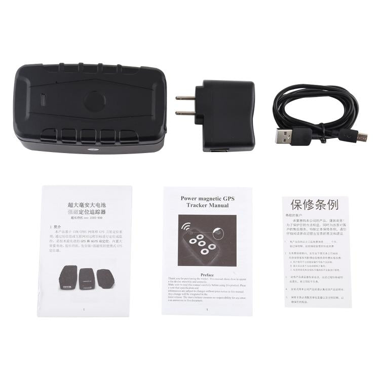 TL209C 240-day Standby 20000mAh Car Truck Vehicle Tracking 4G GPS Tracker, EU Plug, TL209C 4G, EU Plug