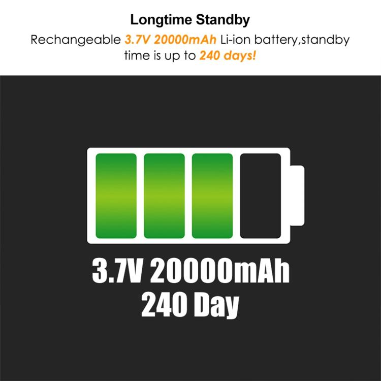 TL209C 240-day Standby 20000mAh Car Truck Vehicle Tracking 4G GPS Tracker, EU Plug, TL209C 4G, EU Plug