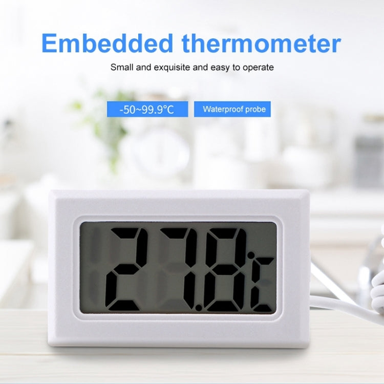 Mini LCD Indoor Digital Thermometer (Celsius Display), (Celsius Display) (White)