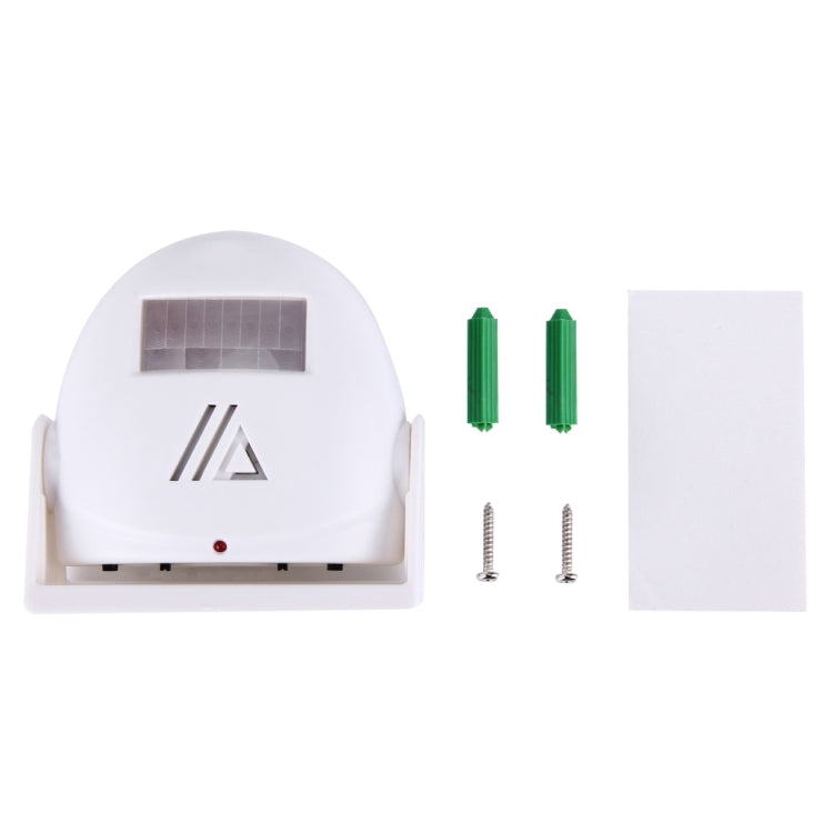 5301 Wireless Infrared Motion Sensor Welcome Alarm Intelligent Greeting Warning Doorbell, IR Distance: 10m, 5301 Pink, 5301 Red, 5301 White, 5301