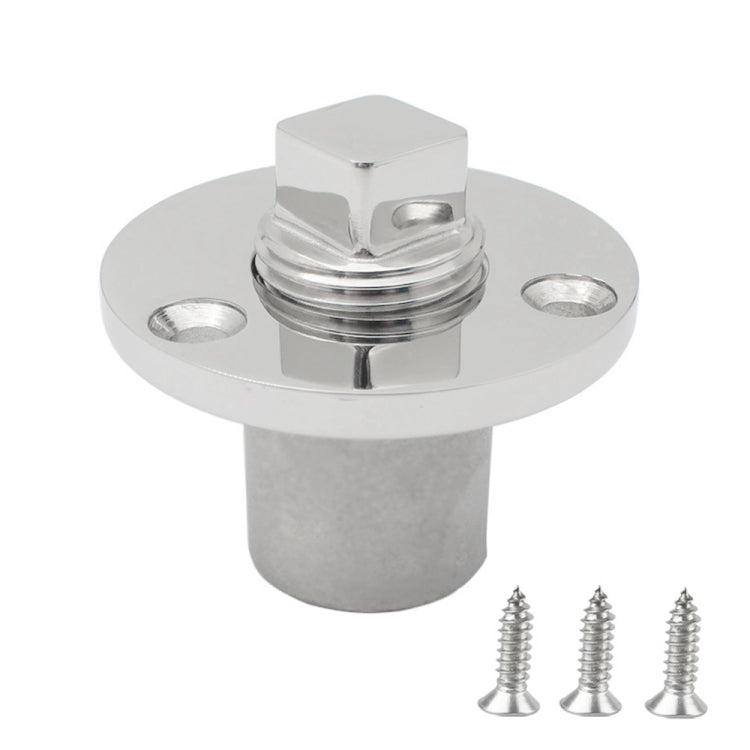 316 Stainless Steel Yacht Outlet Drain Valve with Screw, Yacht Outlet Drain Valve