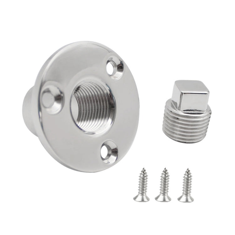 316 Stainless Steel Yacht Outlet Drain Valve with Screw, Yacht Outlet Drain Valve