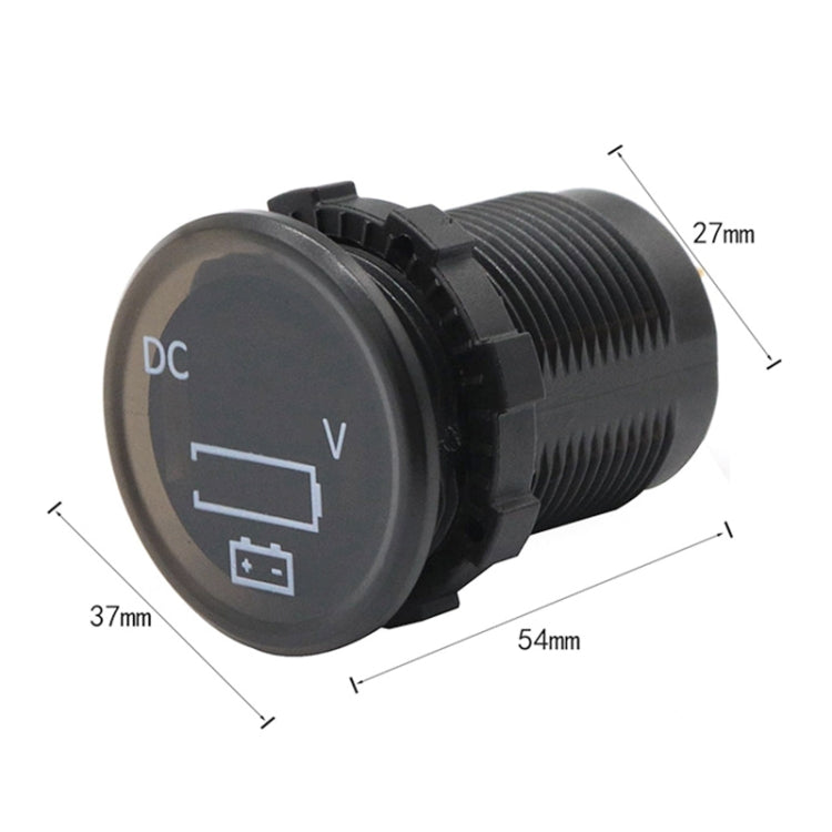 12 / 24V Car / Boat Battery Measurement Meter 5-30V Voltage and Electricity Meter, 5-30V Voltage and Electricity Meter
