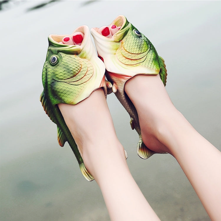 Fish Style EVA Material Summer Beach Sandals Simulation Fish Beach Slippers for Men, Size: 42#, Size: 42#