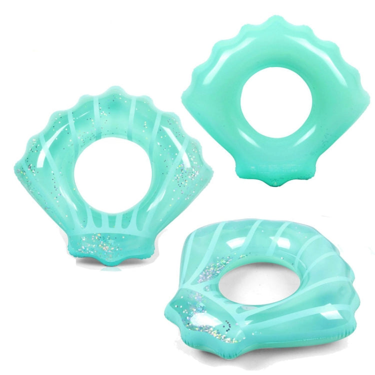 Shell Shape Inflatable Swimming Ring Lifesaving Ring Axillary Ring, Size: L,100x110cm, Size: 100x110cm(Blue), Size: 100x110cm (Pink)