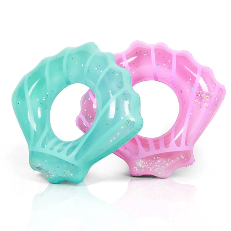 Shell Shape Inflatable Swimming Ring Lifesaving Ring Axillary Ring, Size: L,100x110cm, Size: 100x110cm(Blue), Size: 100x110cm (Pink)
